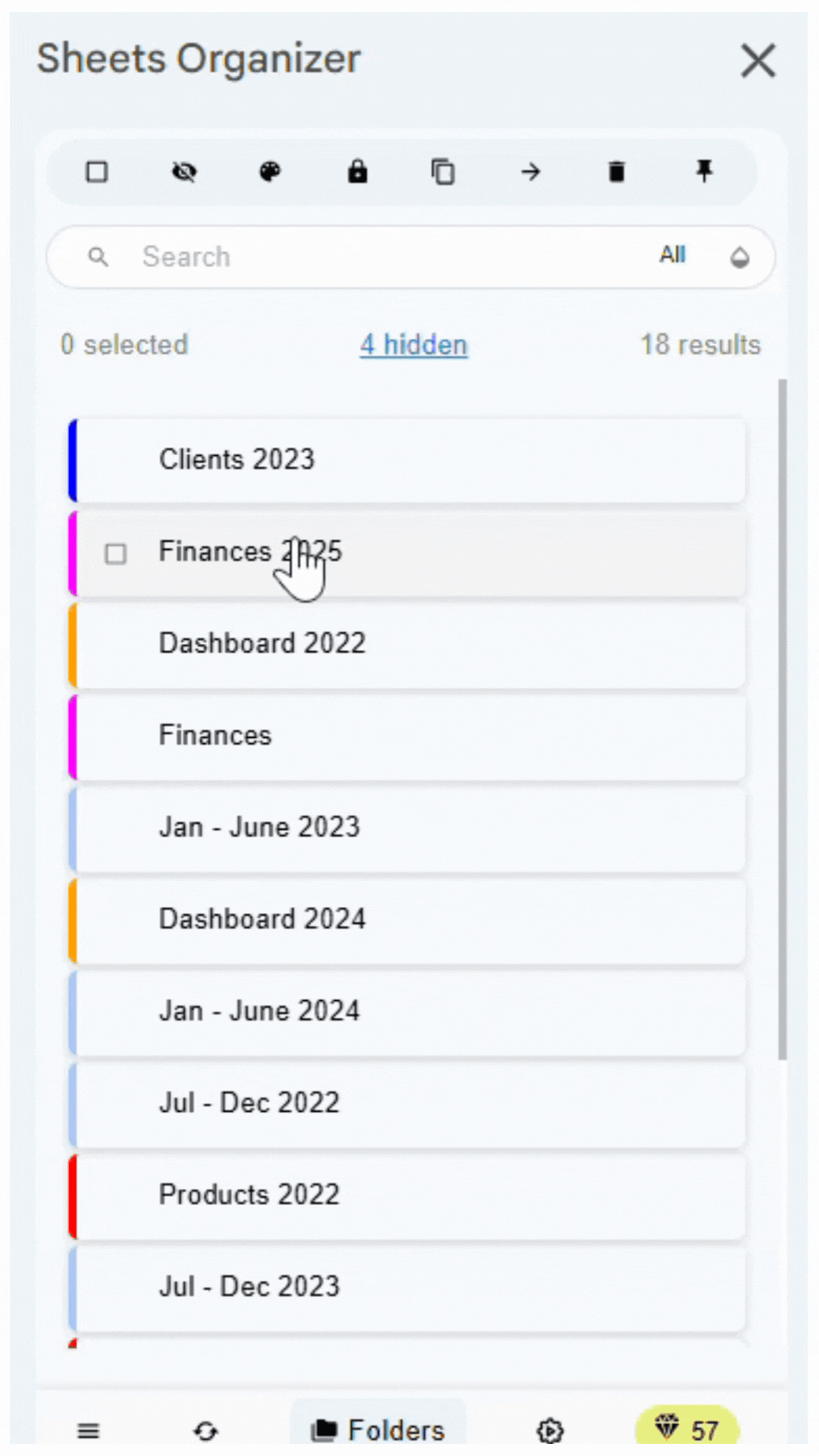 Unhide multiple sheets